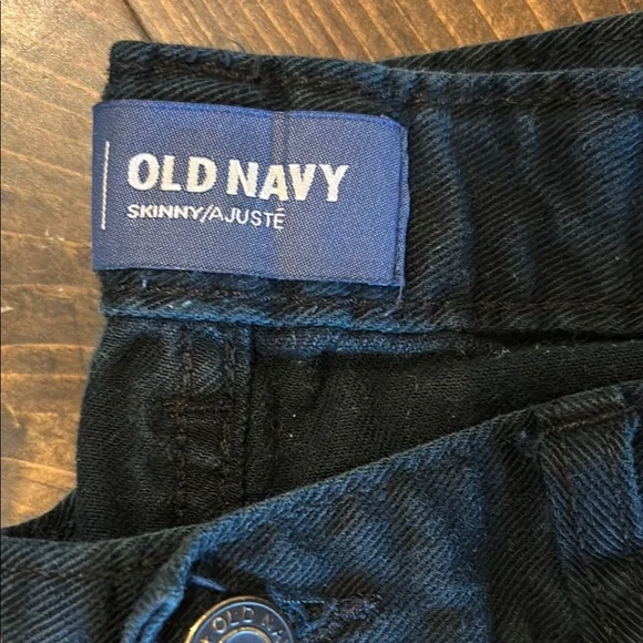 Old Navy Dark Blue Skinny Jeans - Picture 2 of 3